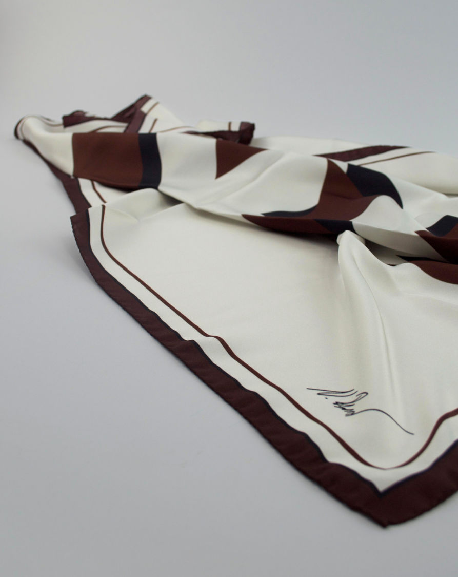 ANNIVERSARY SILK SCARF