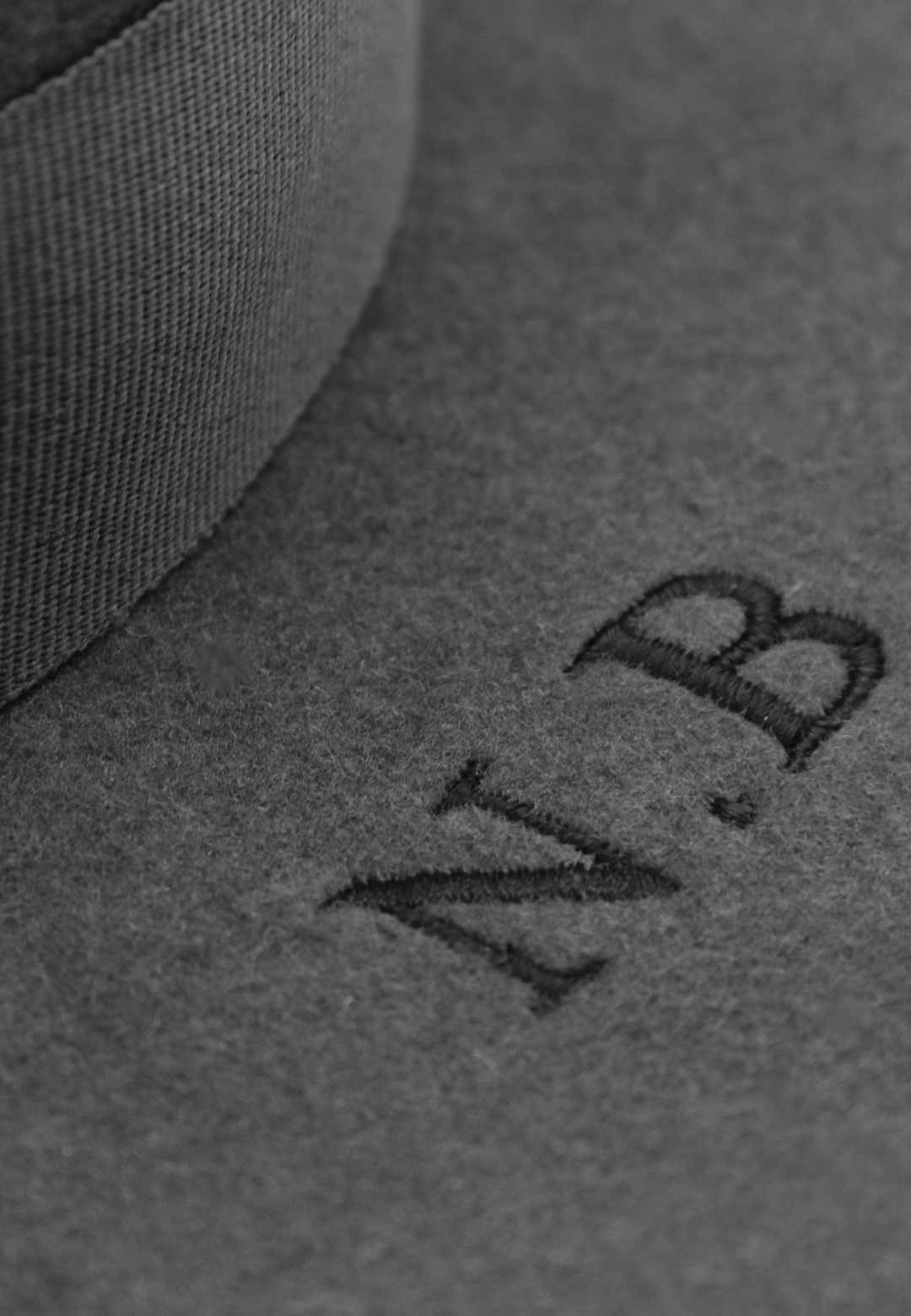 N33 NTHIRTYTHREE FELT HAT PERSONALIZATION SERVICE - ADD YOUR INITALS