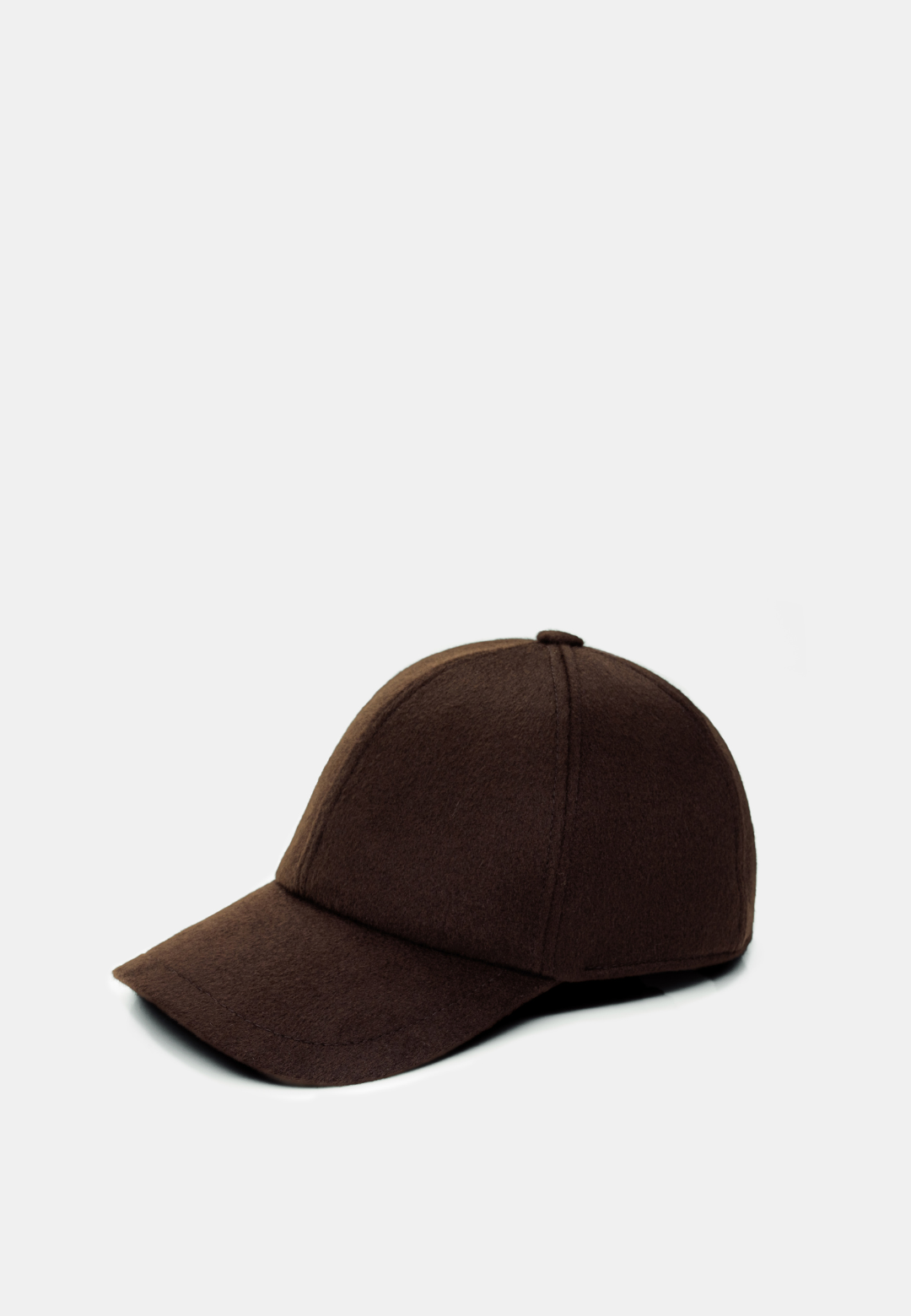 Loro Piana Baseball Cap N33 BASEBALL CAP 100% cashmere cap made in Italy luxury baseball cap dark brown loro piana cashmere, unisex, high quality handmade cap artisan-made hat 