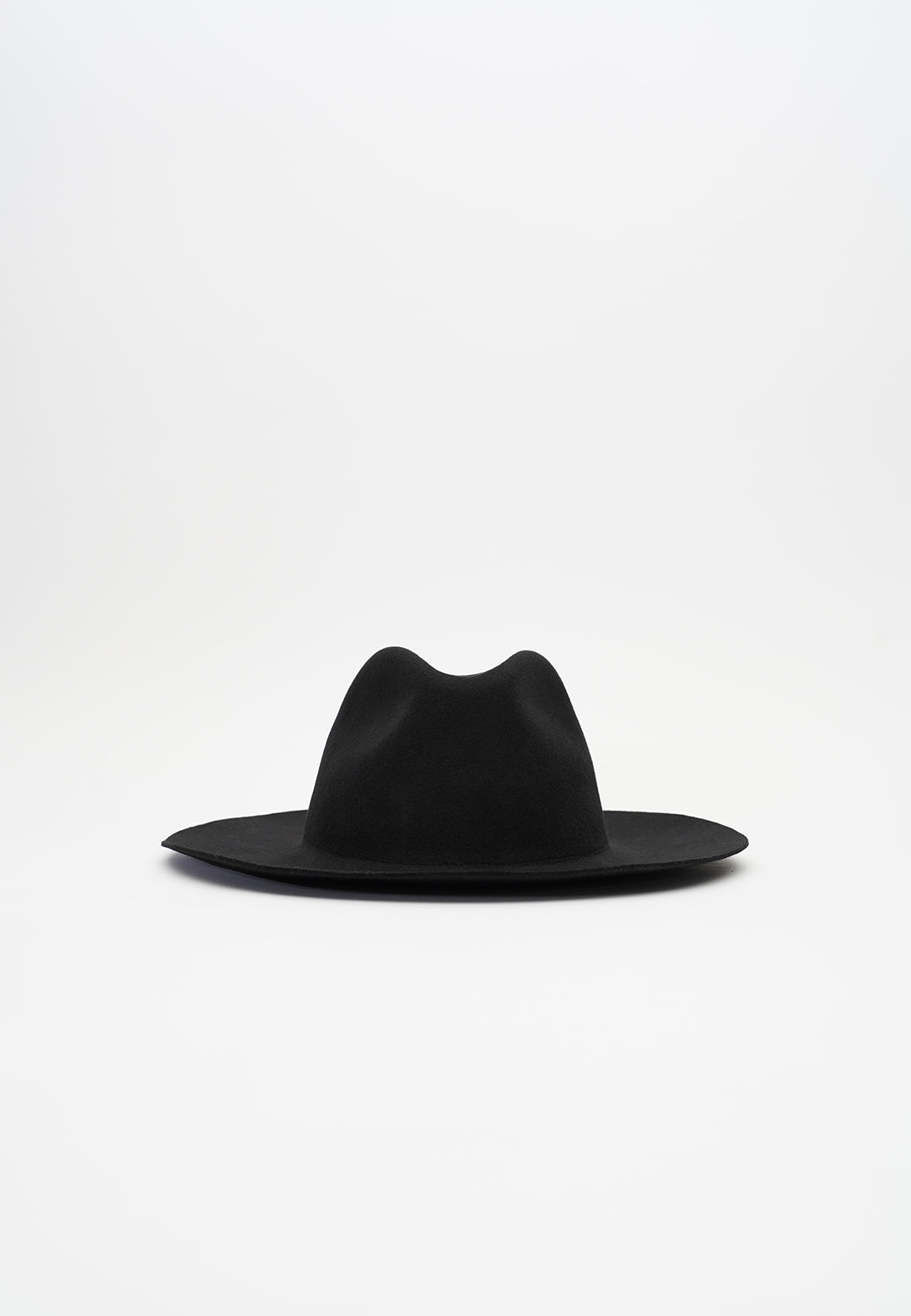 PURE X black Fedora Felt Hat, schwarzer Filzhut, handgefertigter Filzhut, Luxus Hut,  handmade Hat, Hermes, Louis Vuitton, Acne Studios, Sandro, Chanel, Bottega Veneta, Gucci,