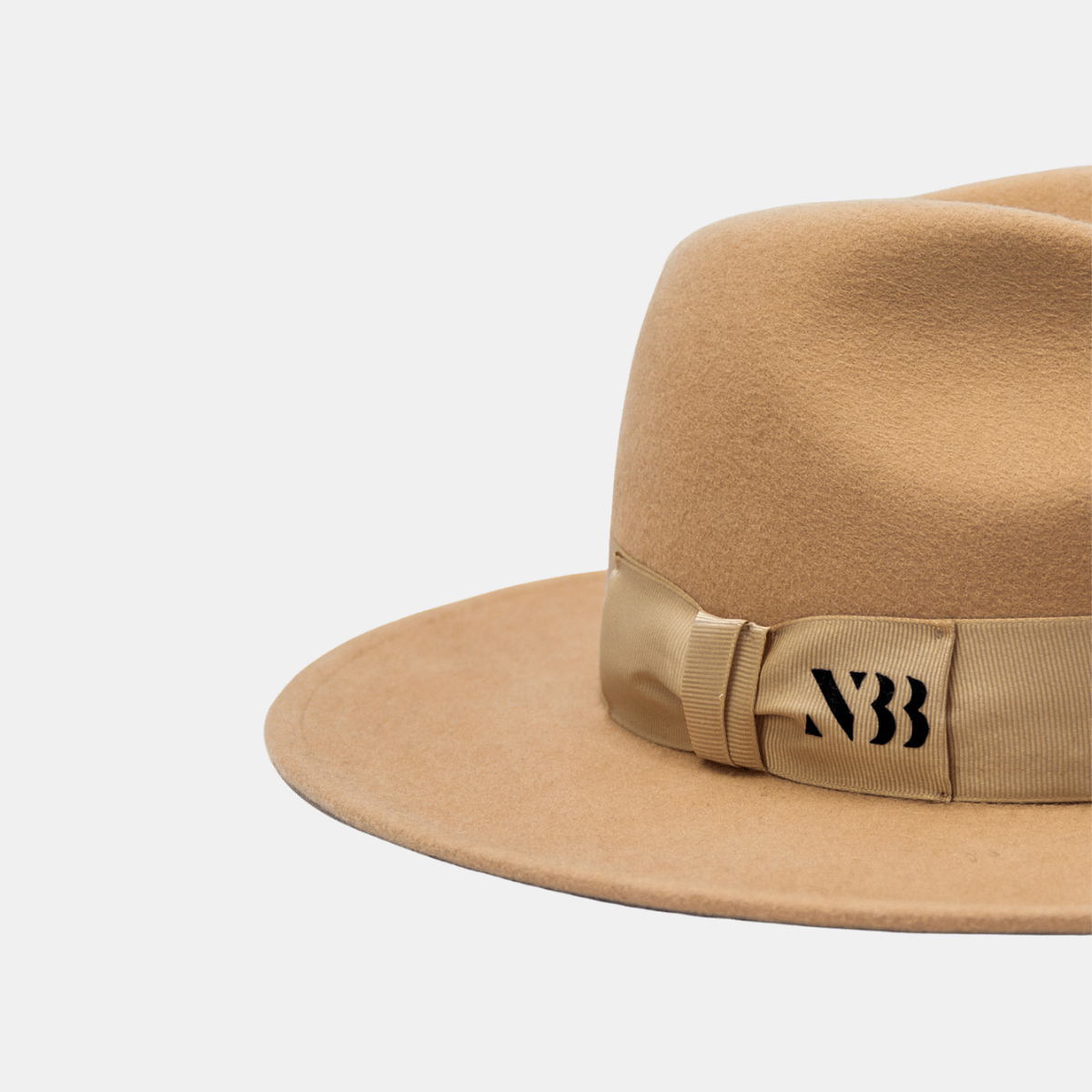 NTHIRTYTHREE - N33 - Fedora Felt Hat - Rancher Desert Sand - artisan-made handmade in Europe wide brim. Made in Wasaw. Artisan made fedora hats. Sustainable Headwear, Luxury Hats